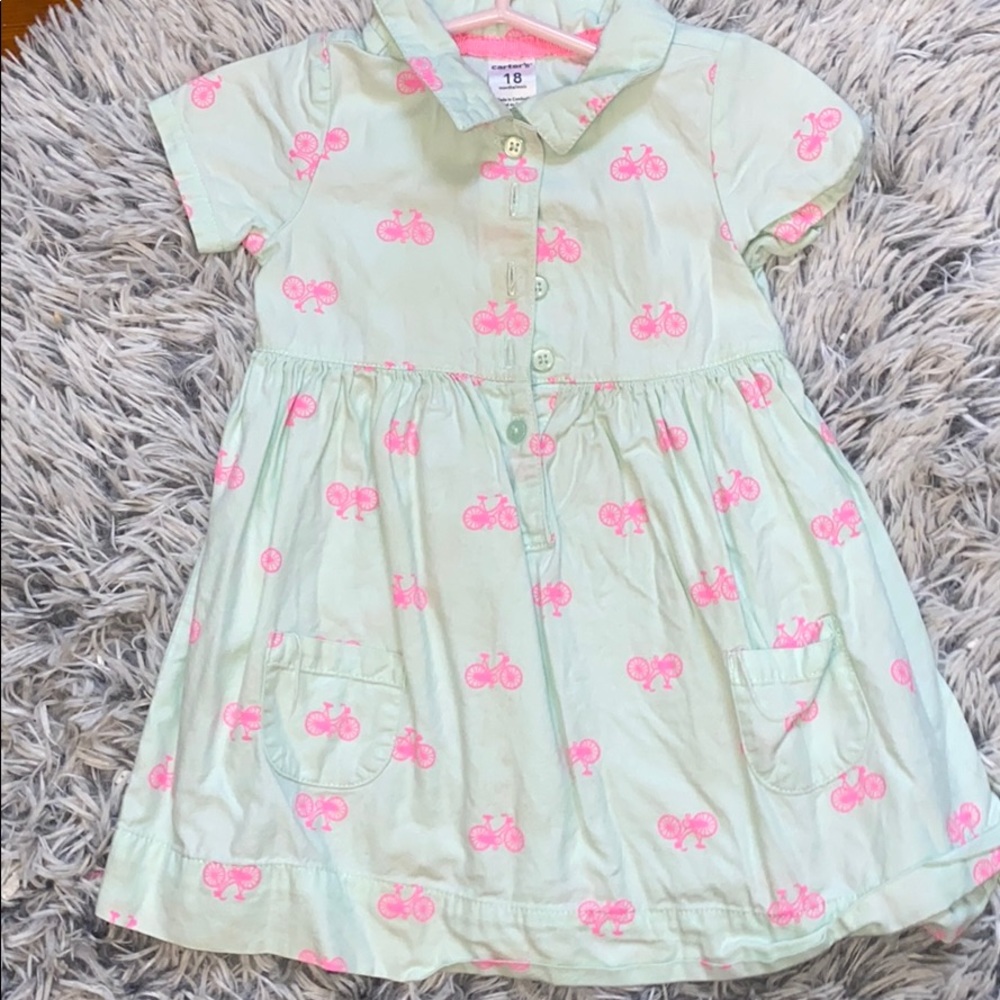 18mo girl Mint green summer dress